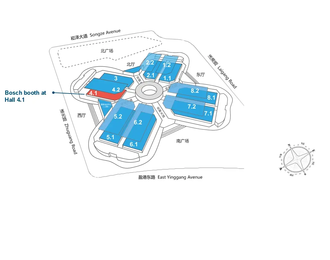 Location Plan auto shanghai 2025