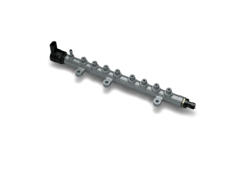 High-pressure rail for common-rail systems