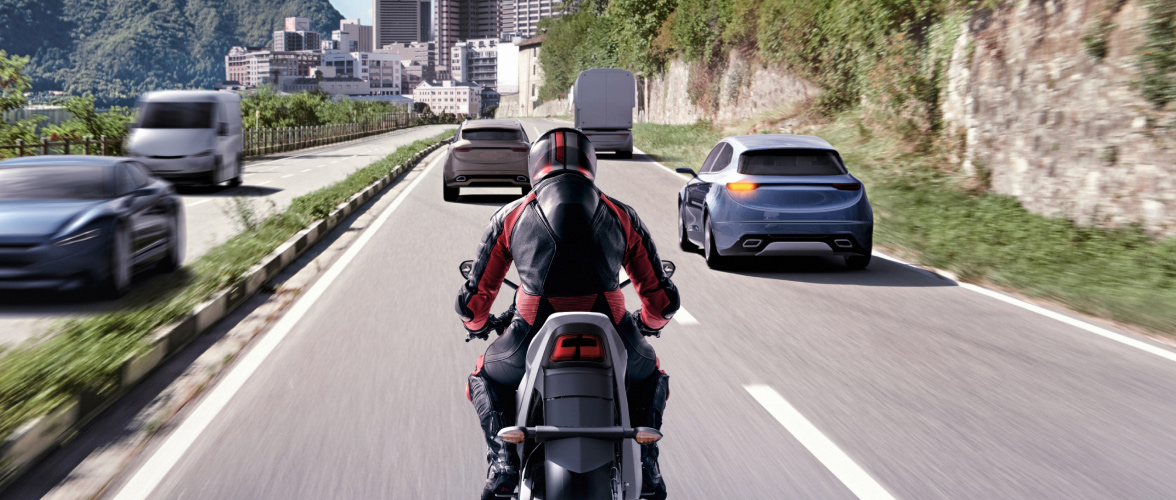 Greater motorcycle safety thanks to smart technology.