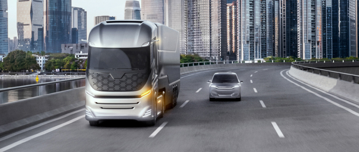 Active and passive safety systems and driver assistance systems for heavy-duty commercial vehicles