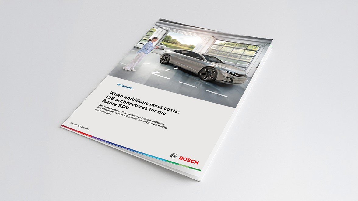 Whitepaper: E/E architectures for the future SDV