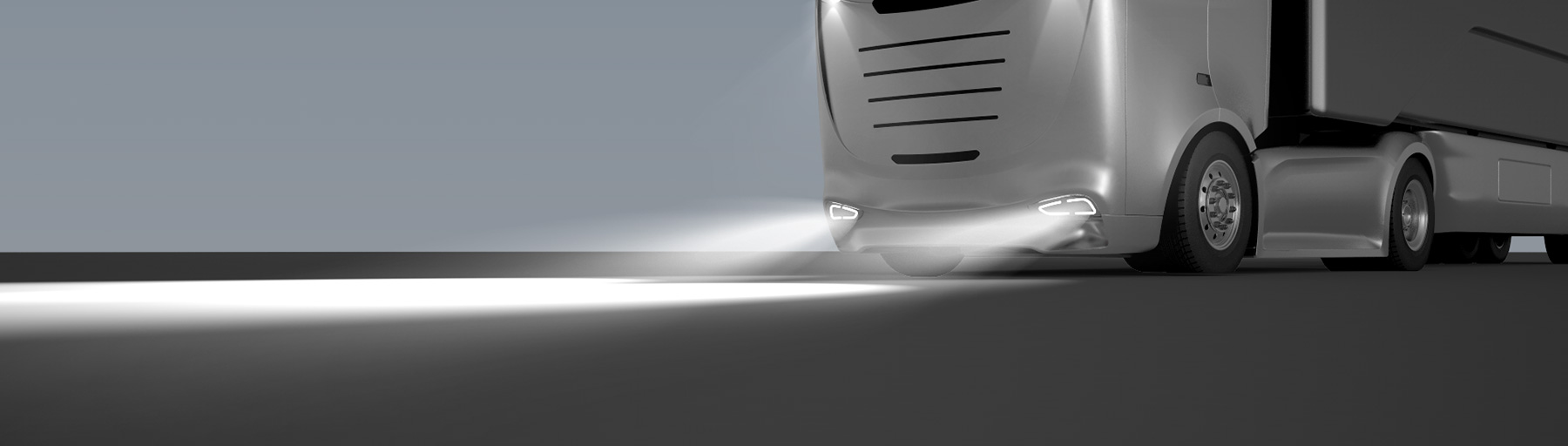 Intelligent headlamp control for heavy commercial vehicles