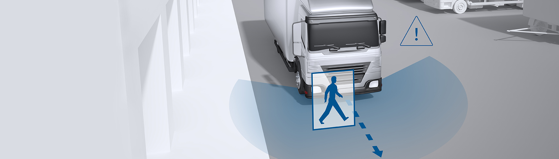 Anfahrinformationssystem für schwere Nutzfahrzeuge