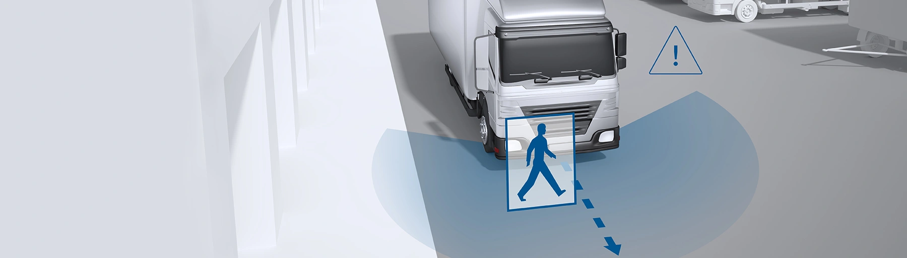 Anfahrinformationssystem für schwere Nutzfahrzeuge