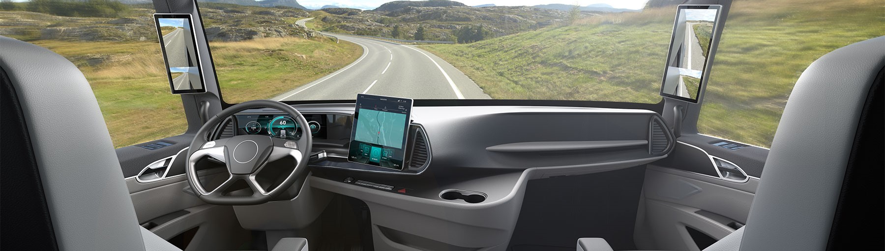 Head unit for commercial vehicles