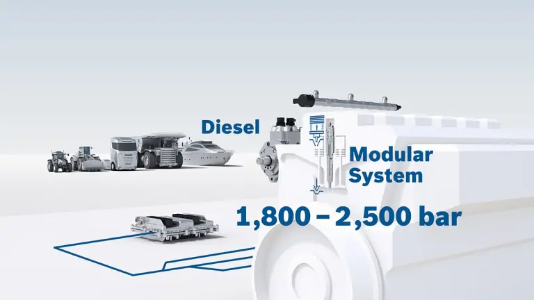 Modular common-rail system for commercial vehicles (CRSN)