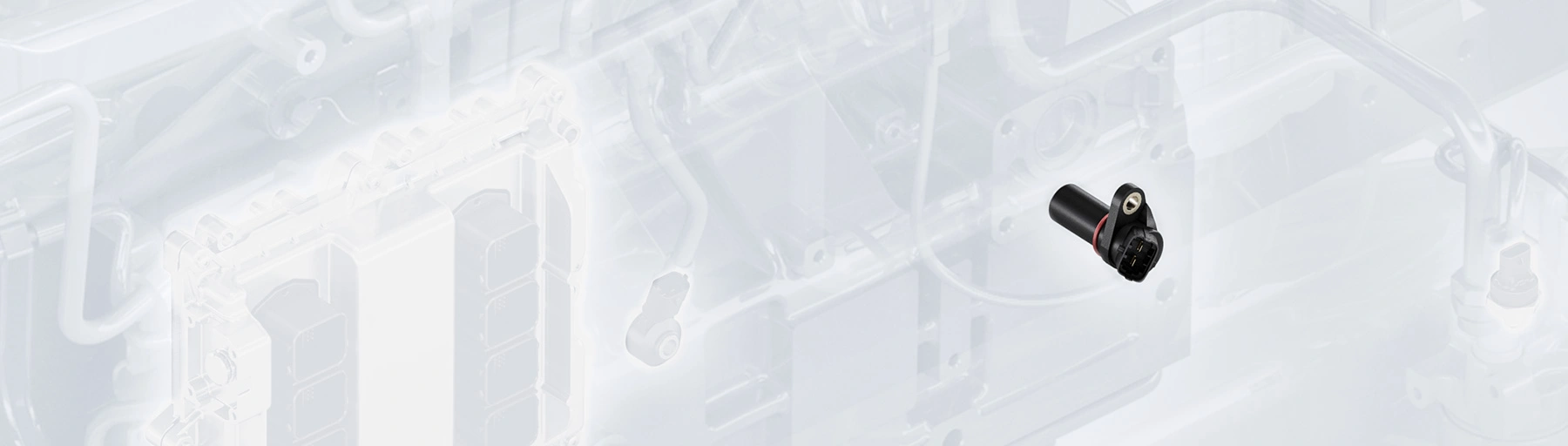 Crankshaft speed sensor for commercial vehicles