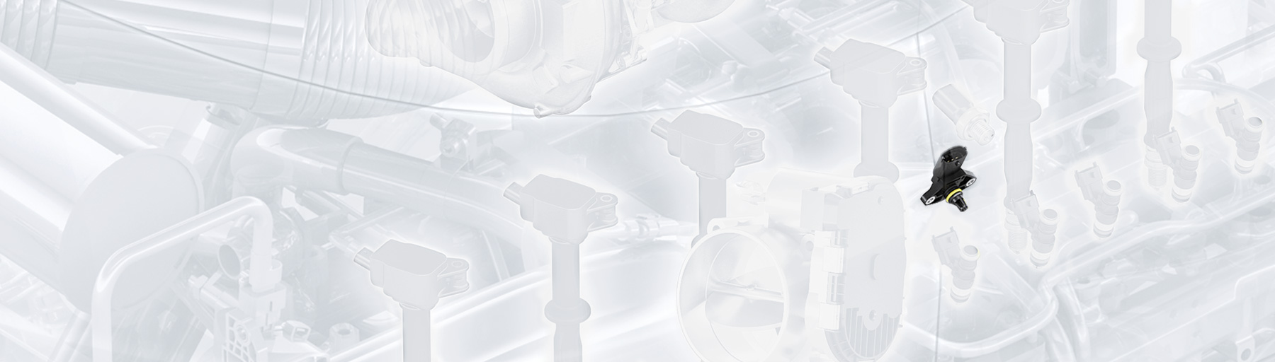 Boost pressure sensor with temperatur sensor