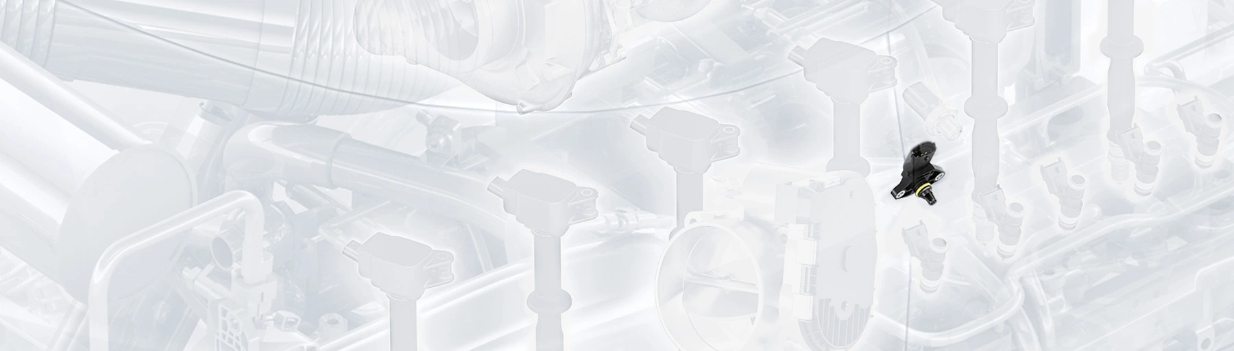 Boost pressure sensor with temperatur sensor