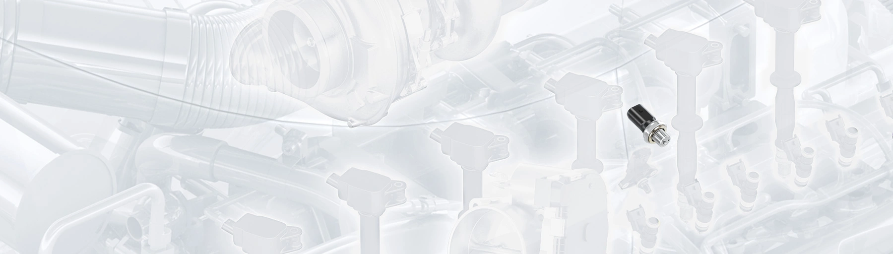 Medium-pressure sensor for engines and transmissions