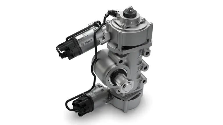 ServoE - fully electric steering system for commercial vehicles