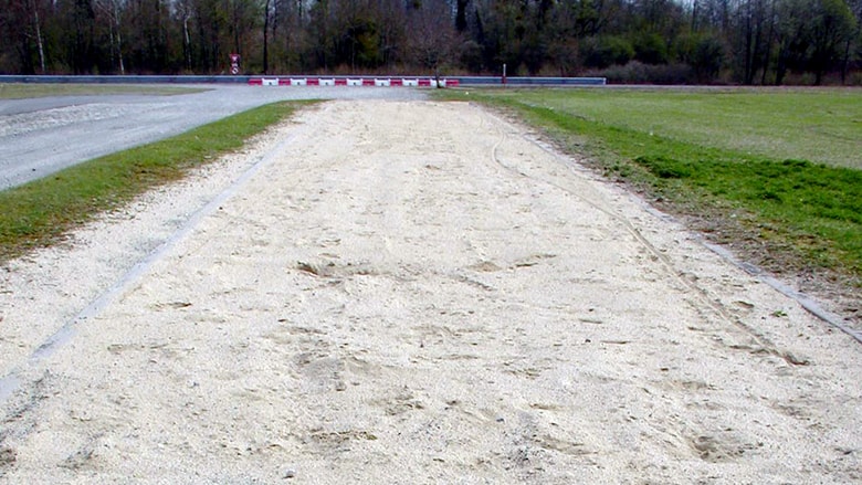 Piste dégradées