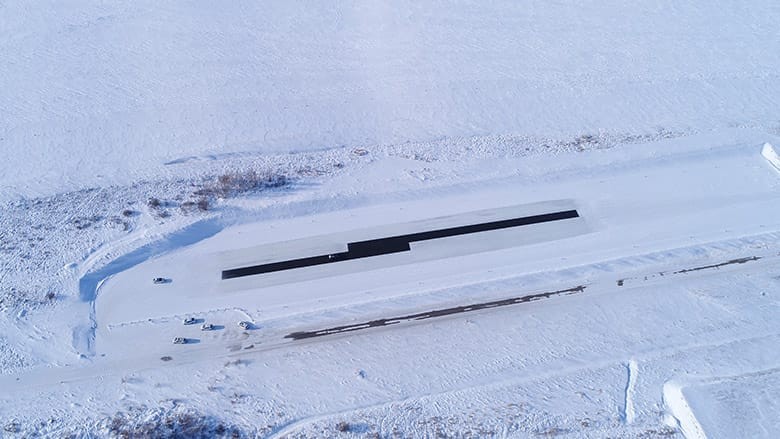 Birdview of Land TCS track.