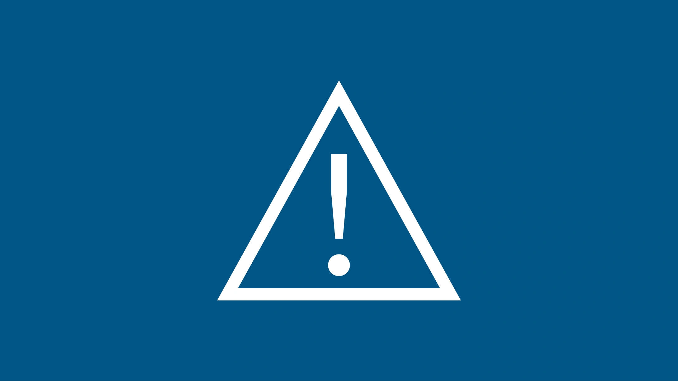 Early warnings