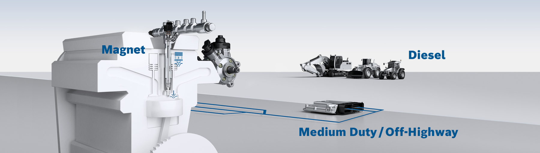 Common-Rail-System für Medium Duty und Off-Highway Anwendungen (CRS MD/OHW)