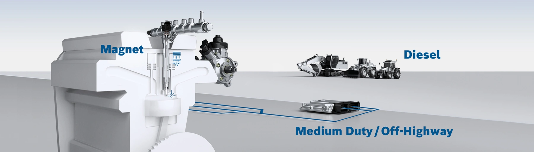 Common-Rail-System für Medium Duty und Off-Highway Anwendungen (CRS MD/OHW)