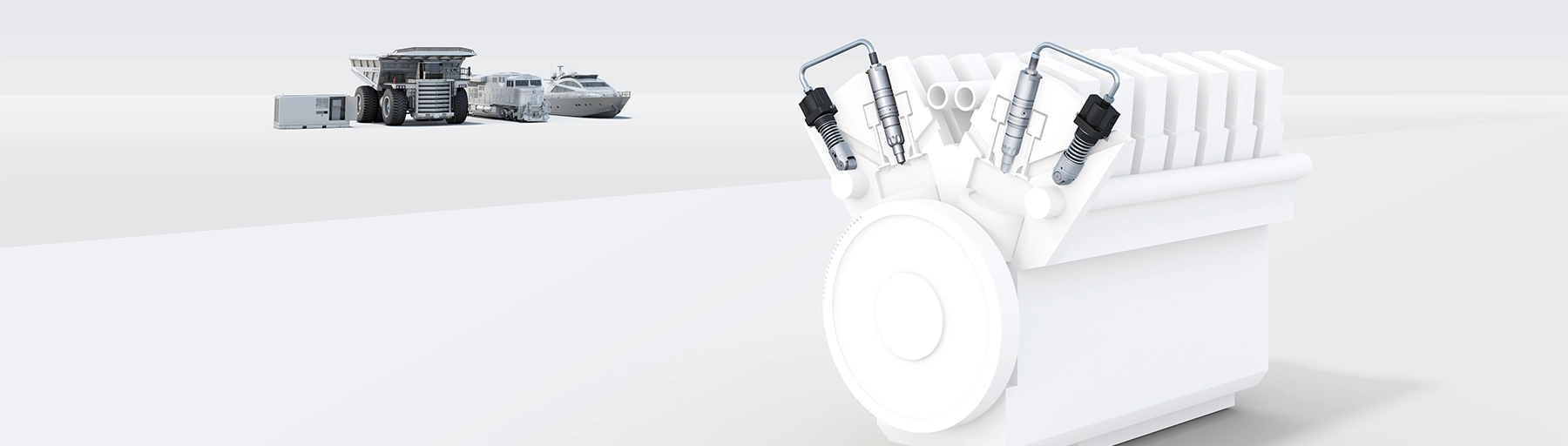 Mechanical diesel injection components for large engines