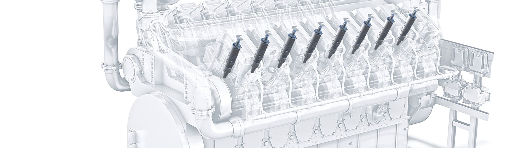 Düsenhalterkombination für Großmotoren