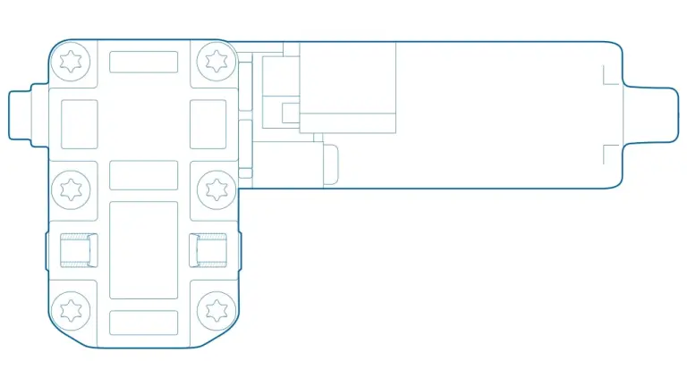AHC-D electric drive for steering column adjustment with hollow shaft