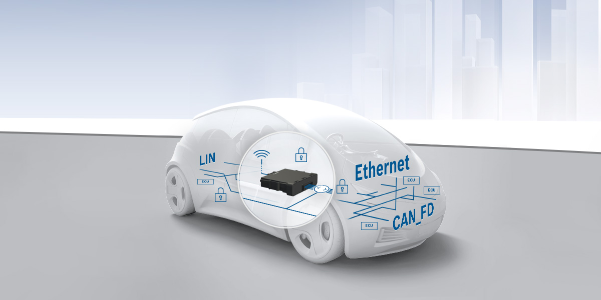 Das zentrale Gateway ermöglicht die domänenübergreifende Kommunikation und vernetzte Funktionen