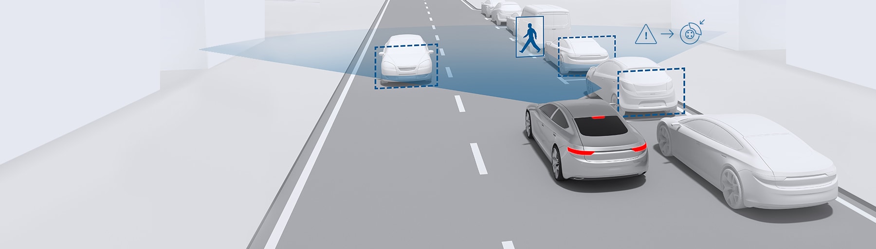Automatische Notbremsung auf ungeschützte Verkehrsteilnehmer 