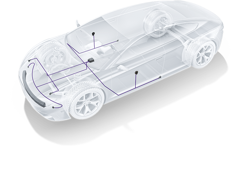 Pedestrian protection system system components