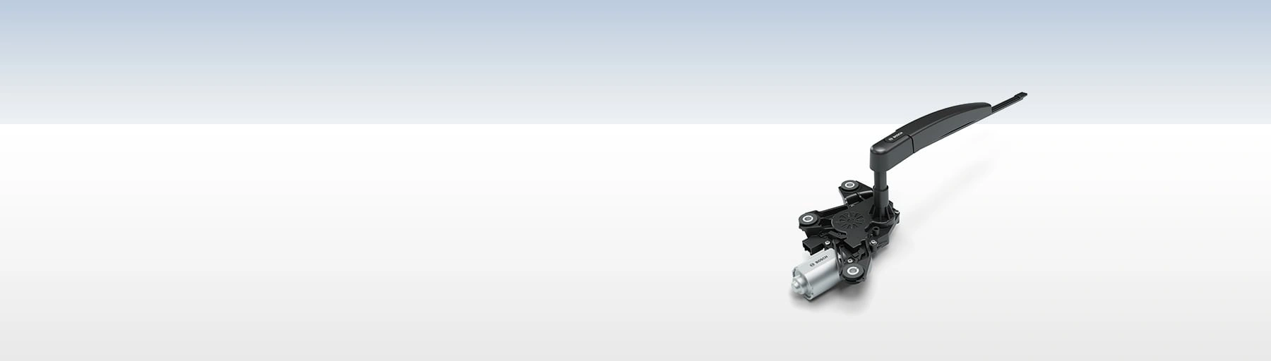 Wiper for the rear window