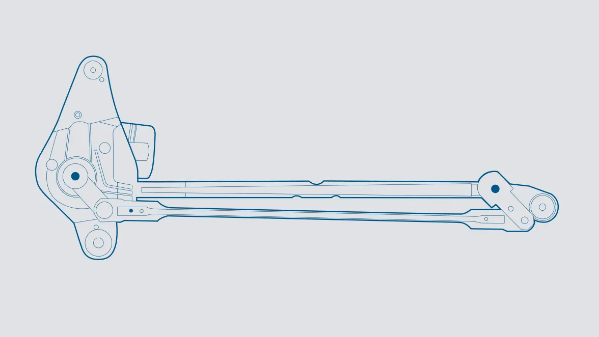 Reversing wiper system