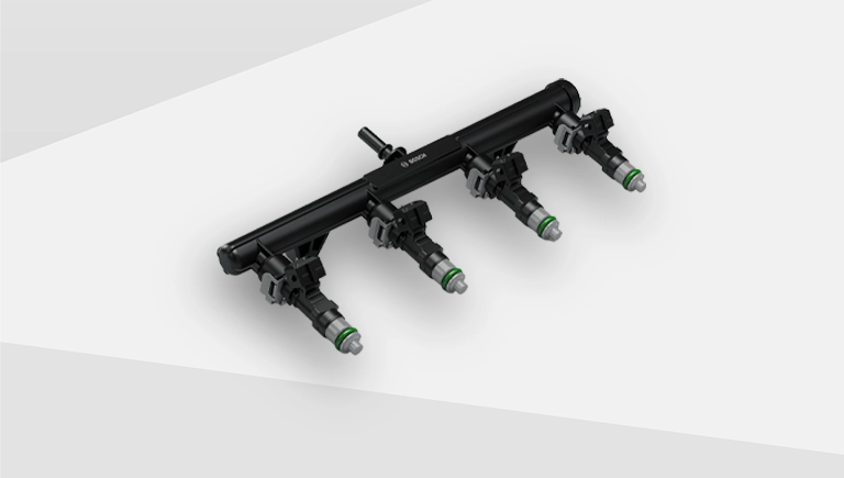 Fuel rail plastic