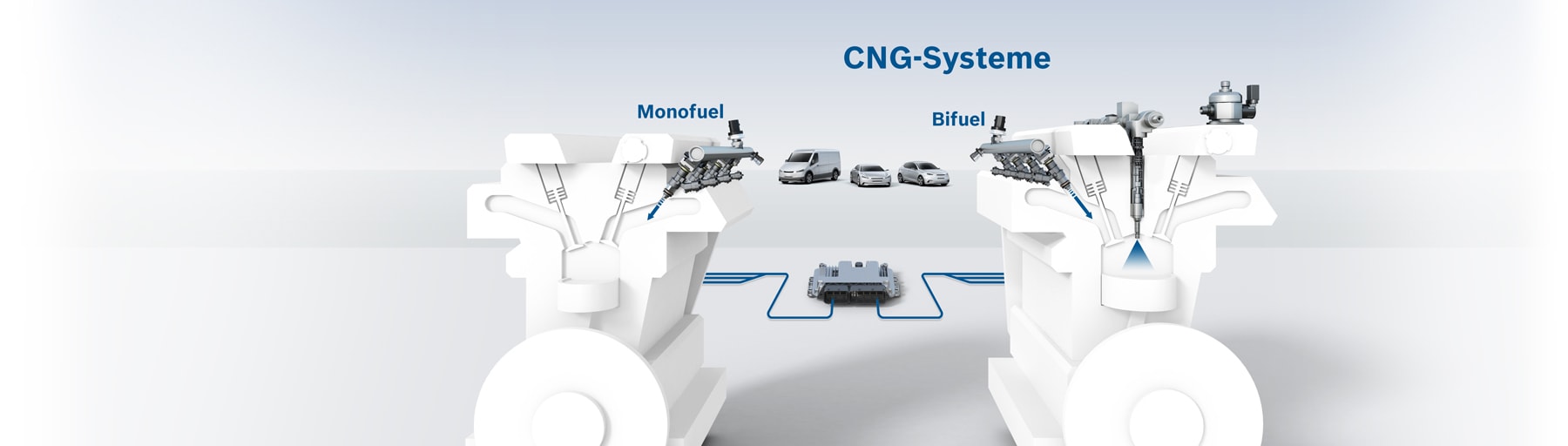 CNG-Systeme für Pkw und leichte Nutzfahrzeuge 