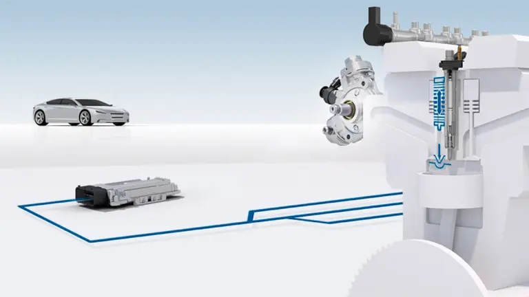 Common-Rail-System mit Piezo-Injektoren
