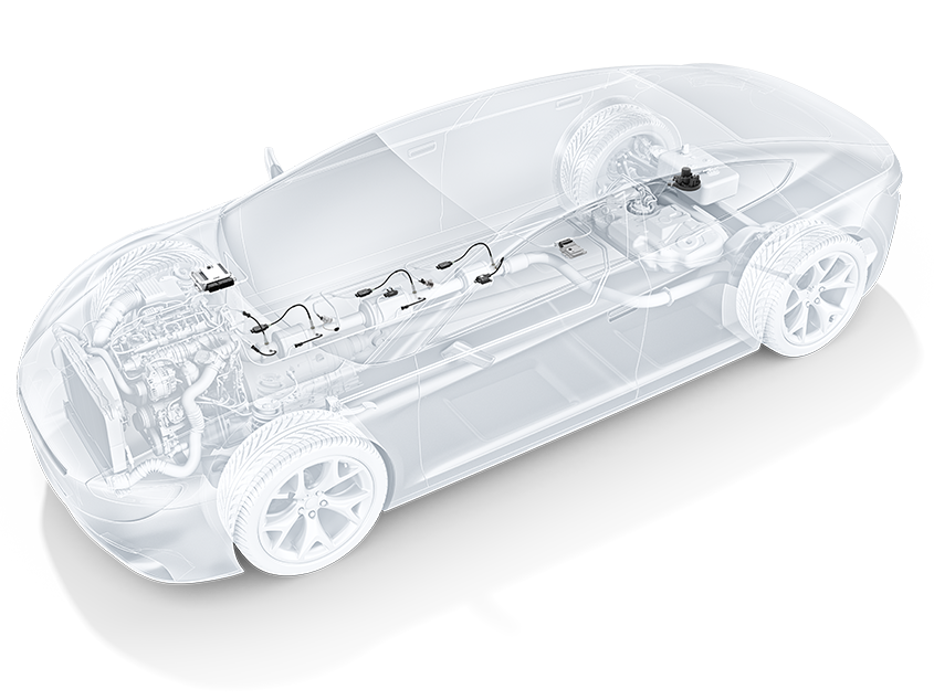 Overview exhaust-gas treatment with double injection