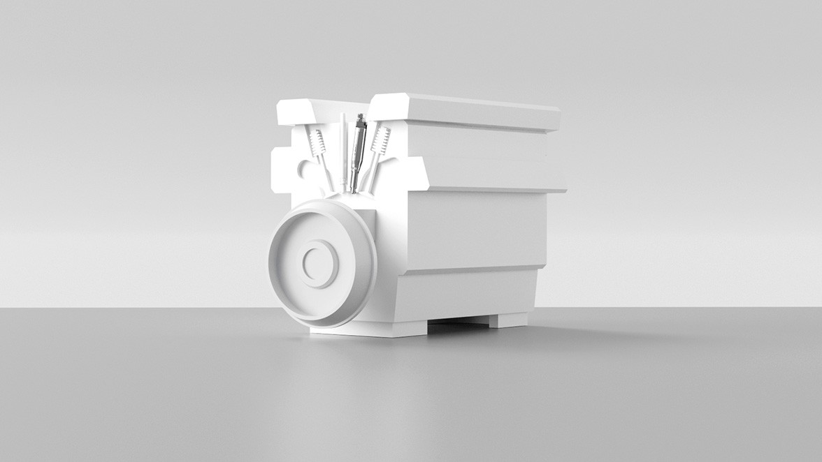 Single-fuel engine