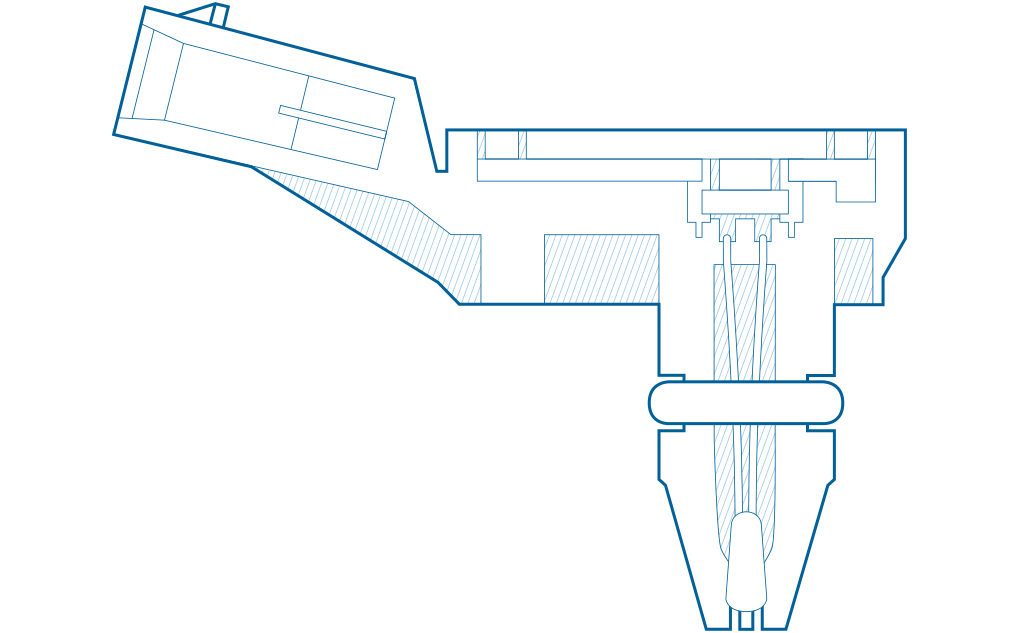 Product detail view intake manifold and boost-pressure sensor