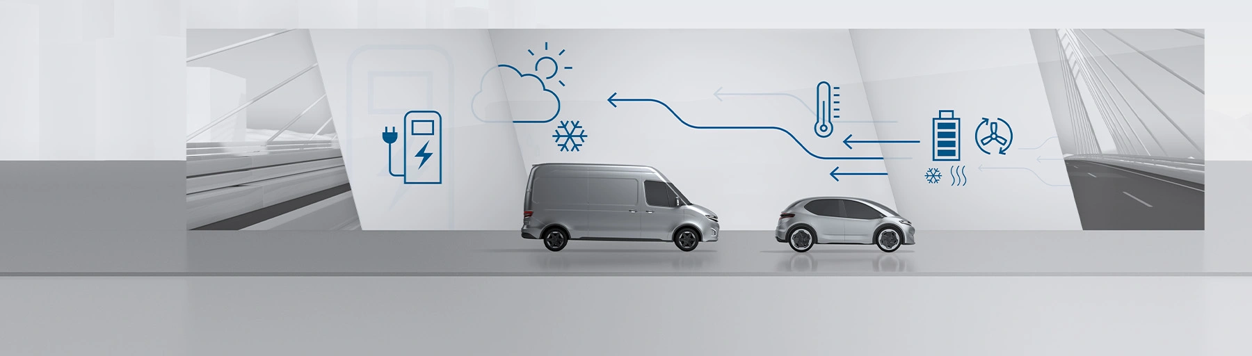 Thermal management for hybrid systems and electric drives