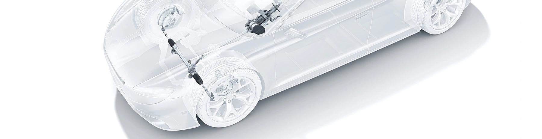 Electric Power Steering with servo unit on the steering column