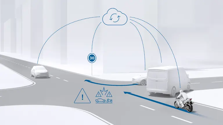 Vehicle connectivity services for motorcycles