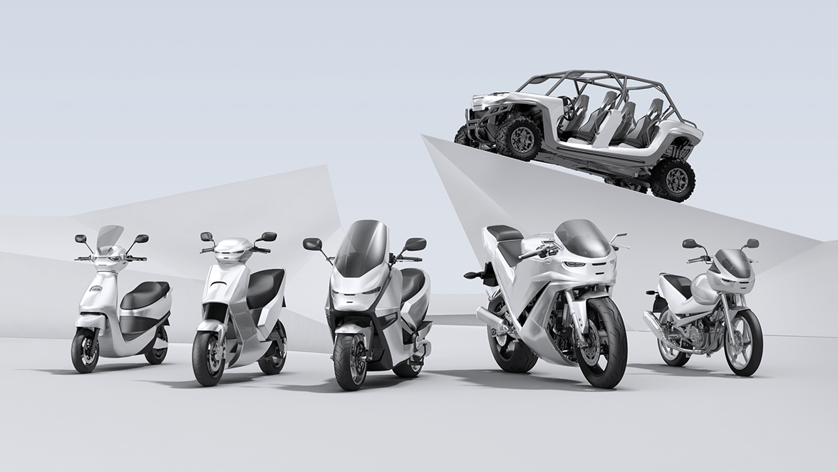 Das Connectivity Cluster für elektrische Zweiräder und Powersports-Fahrzeuge